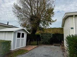 Breskens Chalet am Strandaufgang mit Zaun Haus Nr B025 - 0