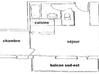 Beau 2 Pièces aux Saisies, 4 Couchages, à 100m du Centre et 300m des Pistes - FR-1-293-17 - 3