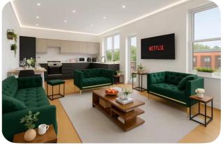 Entire home in Greater London 2bedroom flat 9sleep, great for contractors, group and family - 0