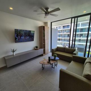 Apartamento moderno con vista al mar y piscinas 1 habitación con balcón en Manzanillo,Cartagena - 2