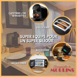 Escapade à Moulins, Studio élégant Rez-de-Chaussée et Parking gratuit - 7