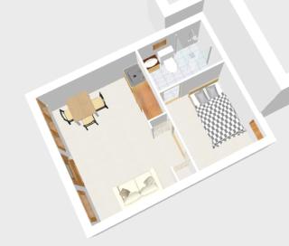 CocooNid Studio indépendant proche tram Eurexpo Lyon - 5