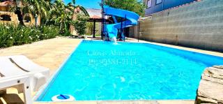 Fantástica Casa a Beira Mar com Piscina Aquecida Cobrado a Parte, Toboágua, Cascata, Hidromassagem, Salão de Jogos com Bilhar e Pebolim, Área Gourmet Coberta com Quiosque e Churrasqueira, 6 Quartos Sendo 4 Suites, 7 Banheiros, Garagem para 6 Carros, Wi-Fi - 4