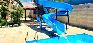 Fantástica Casa a Beira Mar com Piscina Aquecida Cobrado a Parte, Toboágua, Cascata, Hidromassagem, Salão de Jogos com Bilhar e Pebolim, Área Gourmet Coberta com Quiosque e Churrasqueira, 6 Quartos Sendo 4 Suites, 7 Banheiros, Garagem para 6 Carros, Wi-Fi - 8