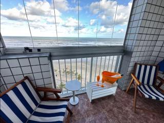 Apt praia grande, Vista deslumbrante e elegância frente mar! Bairro otimo - 3