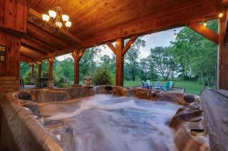 Cabin with Hot Tub, Game Room, Fire Pit and More! - 8