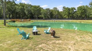 Peaceful Farmhouse-Style Tiny Home Resort with Goats & Pool in Hempstead, Texas - 6