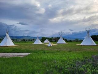 Gather in Style: Perfect Tipi Glamping for Large Groups in Fort Washakie, Wyoming - 1