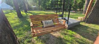 Tree House Glamping Destination near the Ozarks, with River Access for Swimming and Fishing - 1