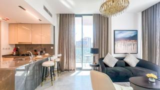 Modern & Cozy 1BR in Business Bay with Pool View - 10AB05 - 0