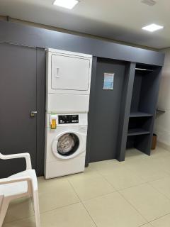 Flat aconchegante - Perto de Tudo - Vista Livre - Estacionamento privativo e Portaria 24h - Wi-Fi 600mbps - 3