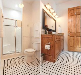 Victorian Cabin Rental with Outdoor Fireplace and Bearpen Creek Views near Dallas, Texas - 6