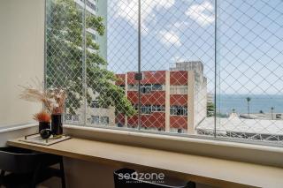 Depto 2D vista al mar en Barra, Salvador - PAN0301 - 1