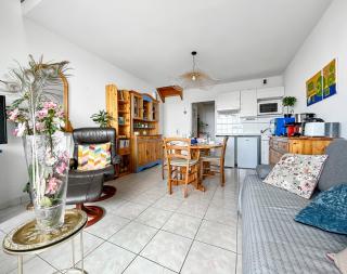 Vue mer panoramique, Loggia Salon, Parking Privé - 3