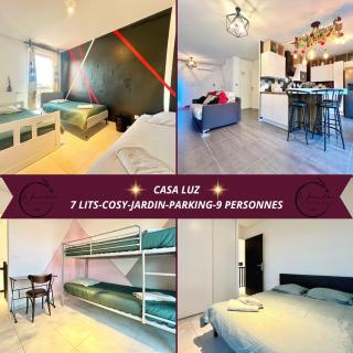 Casa Luz - 9 personnes, Cosy, Jardin, 7 lits, CLIM en été - 0