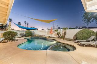 Unique Chique backyard Games pool so much more - 9