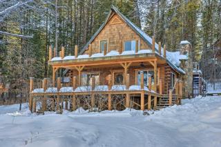 Alpine Adventures Cozy Log Cabin with Deck and Views! - 3
