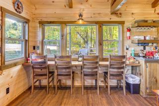 Outdoor Oasis with Fire Pit and Dock Galion Log Cabin - 4