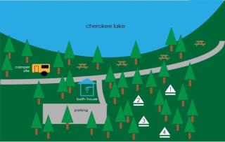 Beautiful Bell Tents for Lakeside Glamping near Knoxville, Tennessee - 6