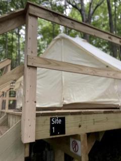 Beautiful Bell Tents for Lakeside Glamping near Knoxville, Tennessee - 3