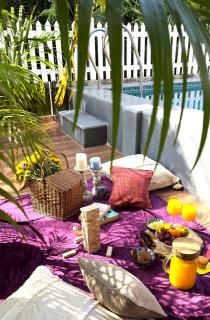 Private Pool Villa with an Open2sky Movie Area-South Goa - 3