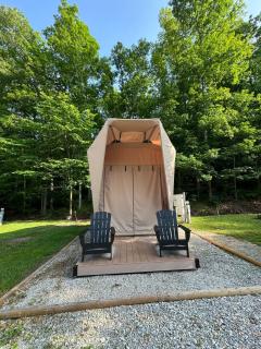 Safari Tent Glamping in Kentucky with AC and Access to Biking Trails - Grayson - 1