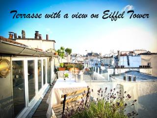 Penthouse with Terrasse and view on Eiffel tower - 0