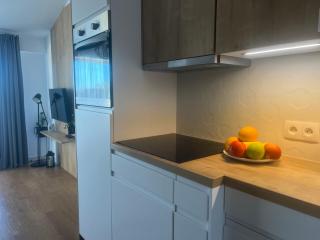 Apartament Niebieski Centrum Sarbinowo w budynku z restauracją - 2