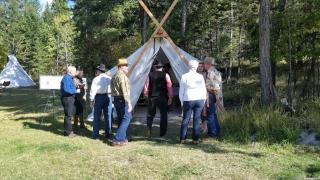 Authentic Tipi Tent near Glacier National Park, Montana - 9