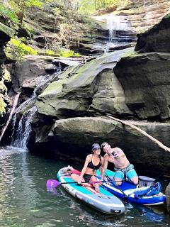 Safari Tent Glamping in Kentucky with AC and Access to Biking Trails - Grayson - 7