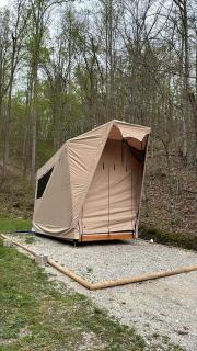 Safari Tent Glamping in Kentucky with AC and Access to Biking Trails - Grayson - 6