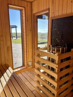 Stodoła Na Kresach - widokowy domek drewniany, całoroczny JACUZZI & SAUNA - 4