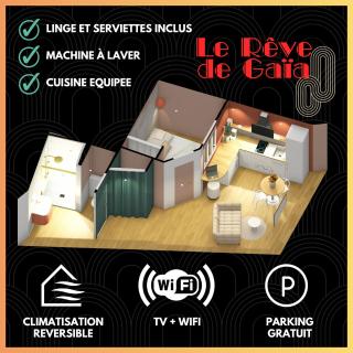 "Le rêve de Gaïa" Wifi, parking gratuit dans la rue - 8