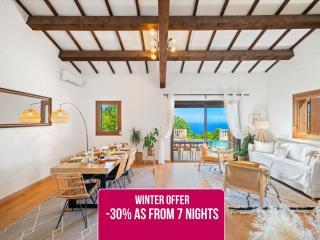 Villa Horizon - 5min from Monaco - Ideal Groups - Panoramic view - Chimney - Parking - Premium Services - Calm - 0