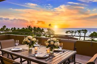 NEW KBM Resorts FREE CAR Maui Kaanapali Villas Renovated Penthouse Near Beach Central AC MKV-A606 - 0
