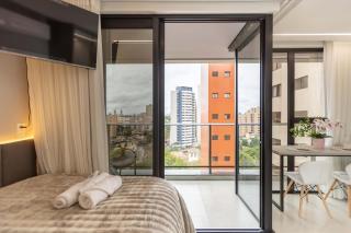 Varanda panorâmica | Suíte Comfort Batel - 0