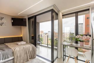 Varanda panorâmica | Suíte Comfort Batel - 7