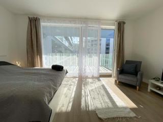 Bright Riverside Studio, Balcony, Free Parking, Air Conditioning - 6