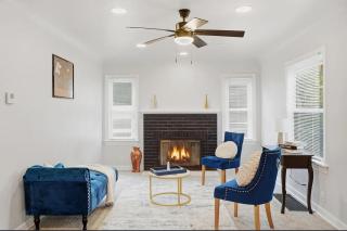 The Sunset Getaway, Modern 3BR w Deck Minutes from I-65, Fenced Yard - 0