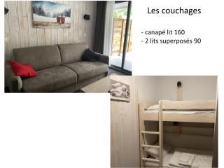 Studio à Gourette avec animaux acceptés pour 4 pers, terrasse et piscine - FR-1-860-45 - 2