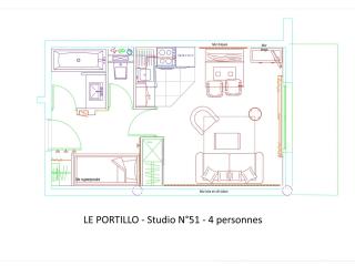 Gourette : Studio 4 pers avec animaux permis, draps inclus - FR-1-860-51 - 3