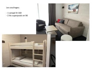 Gourette : Studio 4 pers avec animaux permis, draps inclus - FR-1-860-51 - 2