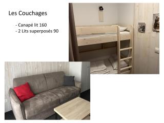 Studio avec piscine et animaux admis, Gourette, 4 pers - FR-1-860-53 - 4