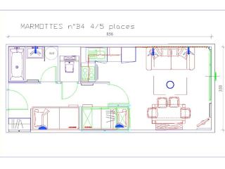 Studio confort 4/5 pers, vue pistes, animaux admis - FR-1-859-13 - 4