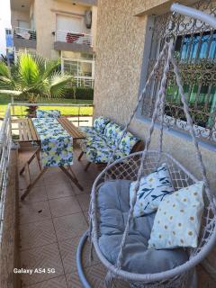Beautiful apartment with beach access and pool view El Mansouria - Mansouria - 3