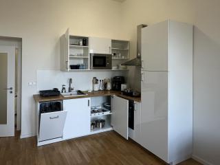 Prague 1 Center Modern 2BR Apartment with Panoramic Museum View and King Bed - Prague - 1