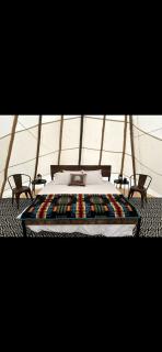 Experience Pet-Friendly Perfection: Classic Tipi Glamping Near Wind River Mountains, WY - 9