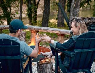 Off-Grid Tented Cabin with Fire Pit in Valley Mills, Texas - 9
