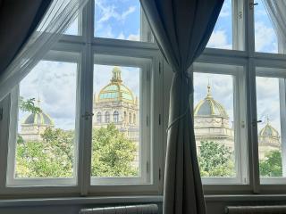 Golden Dome Skyline Retreat Modern 2BR Apartment in Prague 1 Center with King Bed and Museum View - 9