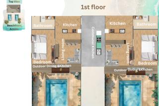 BeachfrontVilla2Pools,Kitchen&BBQ-BigGroup - 3